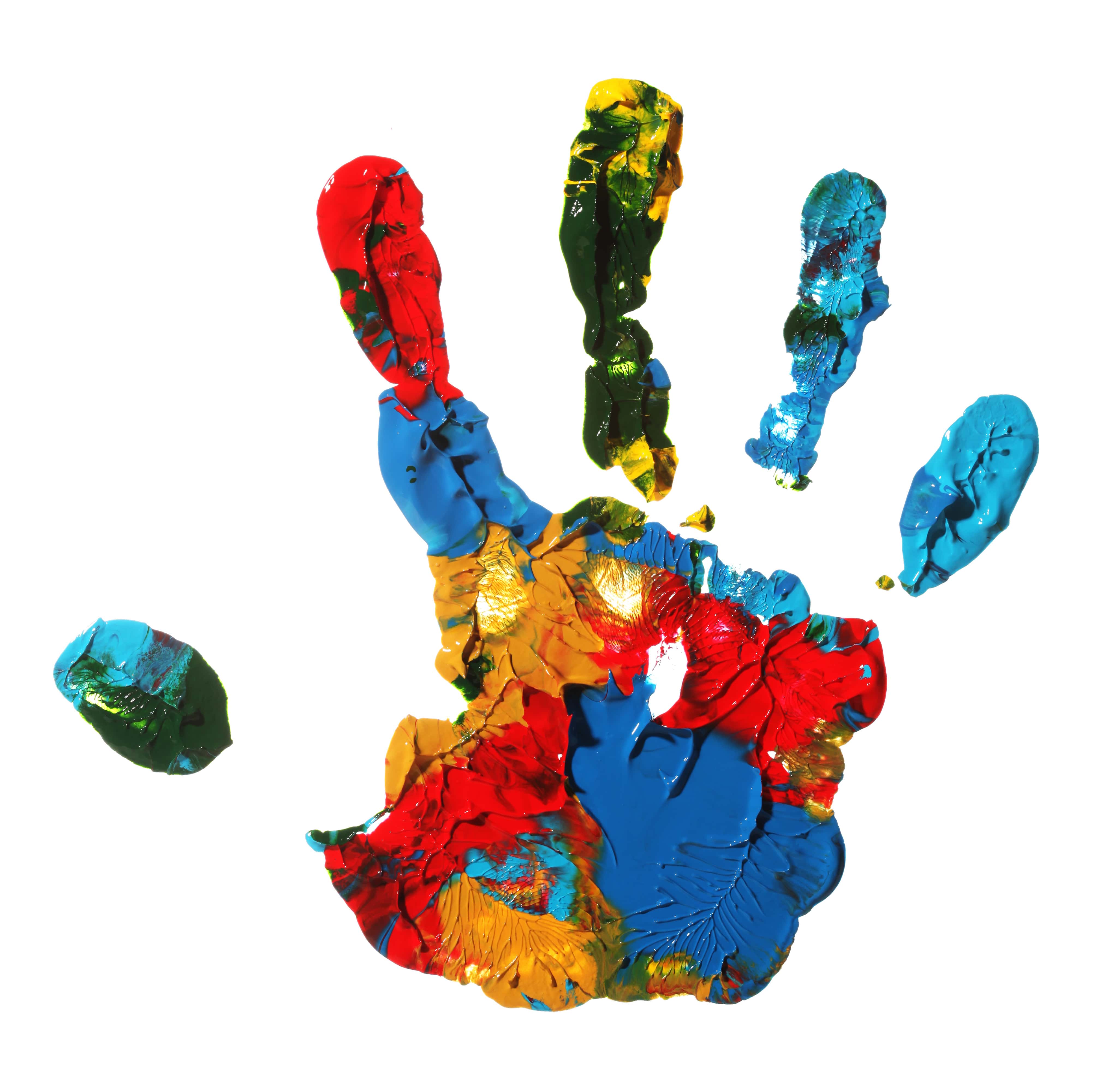 colourful hand image