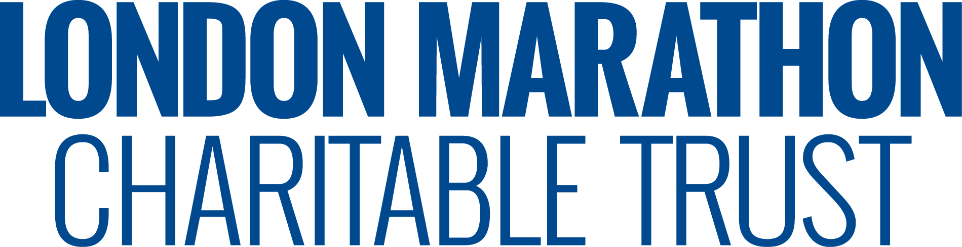 london marathon charitable trust blue logo