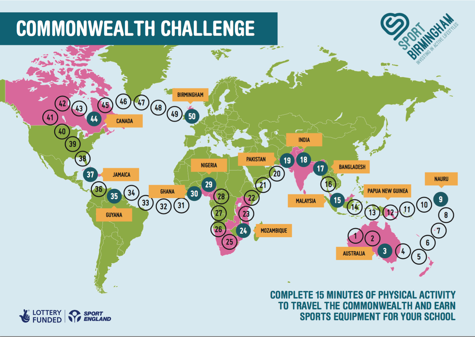 map of commonwealth challenges 