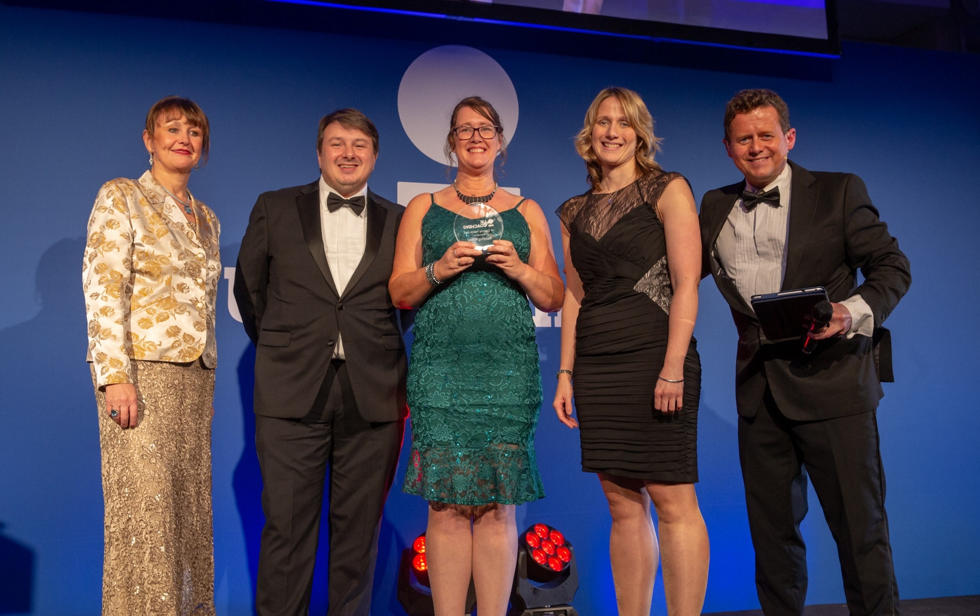 CSPs collecting award at UK Coaching awards