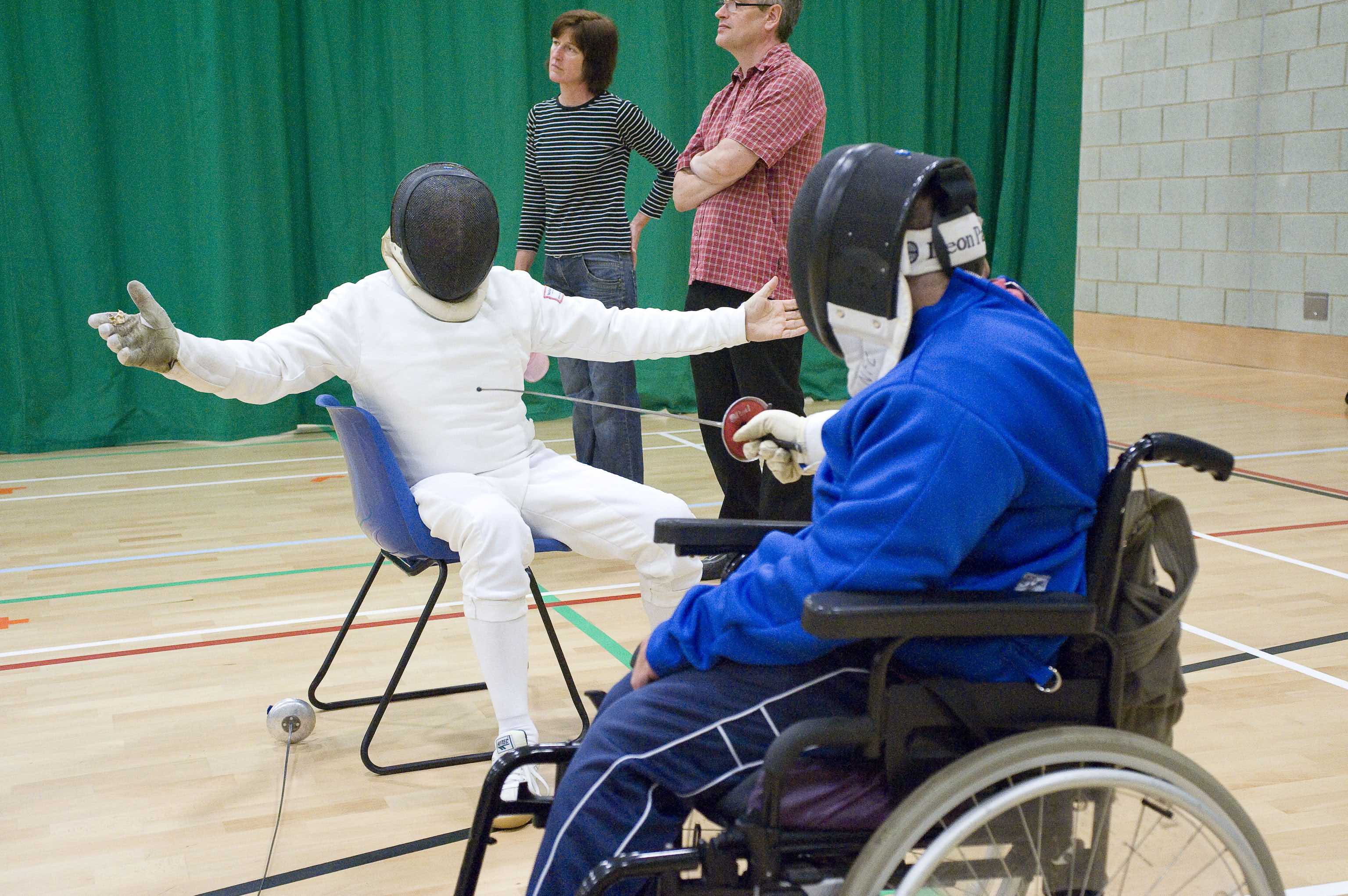 wheelchair fencing 