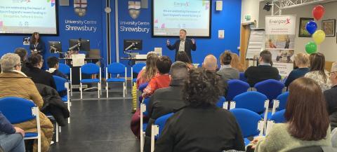 A photo taken at Energize STW's Celebration Event on 28th February 2024.
