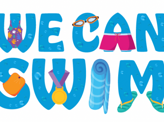 we can swim logo