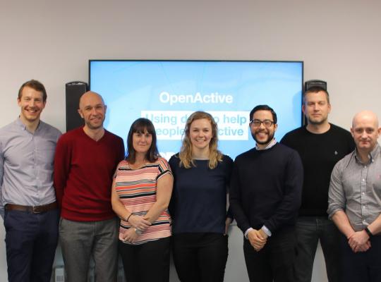 Group picture of 10 OpenActive Champions